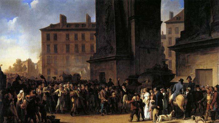 Louis-Leopold Boilly Departure of the Conscripts in 180 oil painting picture